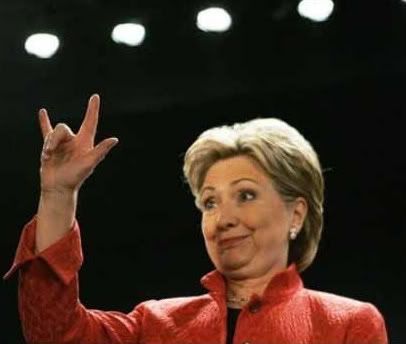 hillary devil horns Pictures, Images and Photos