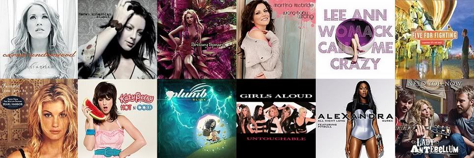 Carrie Underwood "Just A Dream", Sarah McLachlan "Stupid", Britney Spears 