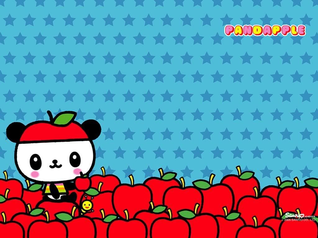 パンダップル Pandapple Pc壁紙 サンリオキャラクター ｐｃデスクトップ壁紙 まとめ リスト化 Sanrio Wallpaper Naver まとめ