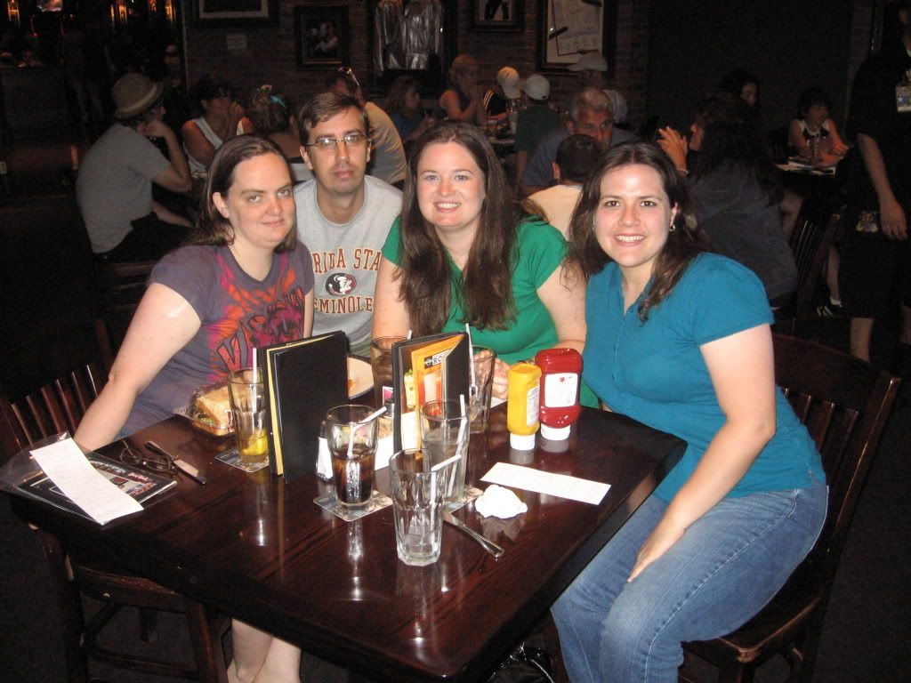 Heather, Greg, Emily, and I at Hard Rock Cafe Orlando