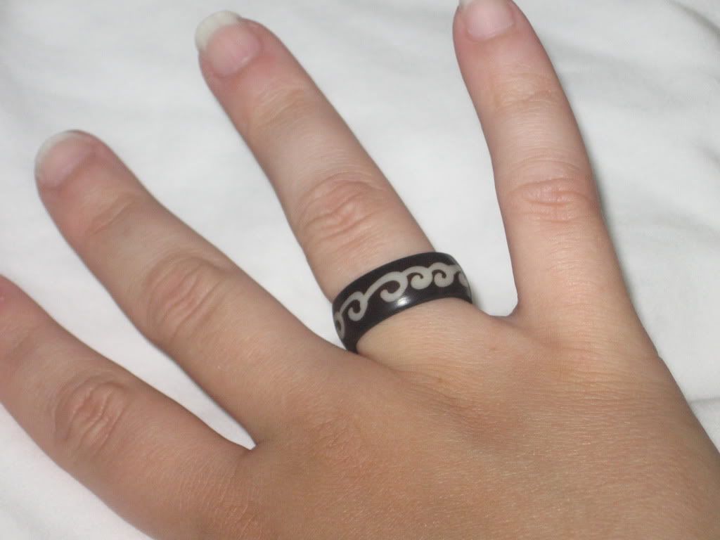 Tagua nut ring