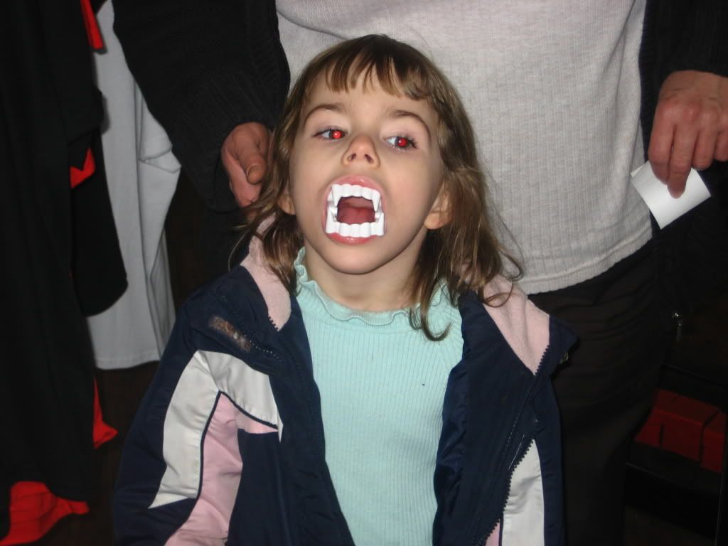 Desiree got vampire teeth in Forks