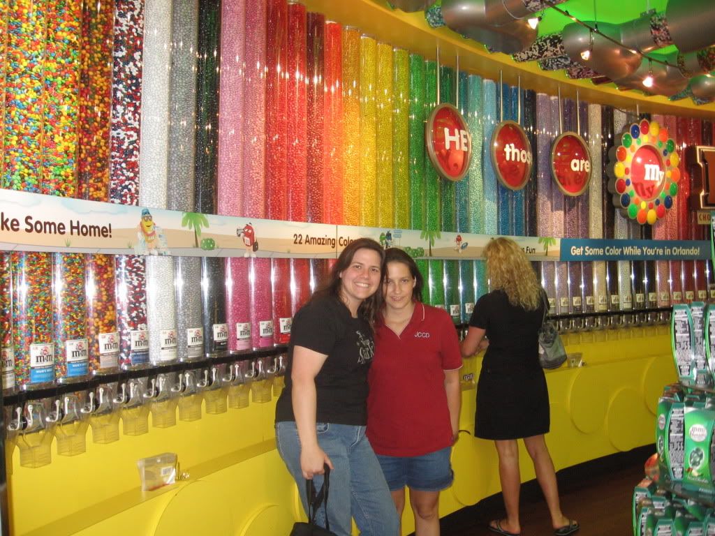 Julie and me in M&amp;M world!