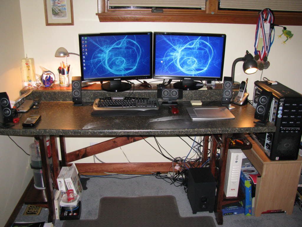 Best Sub 100 Desk For Dual Monitors Page 2 Overclock Net An