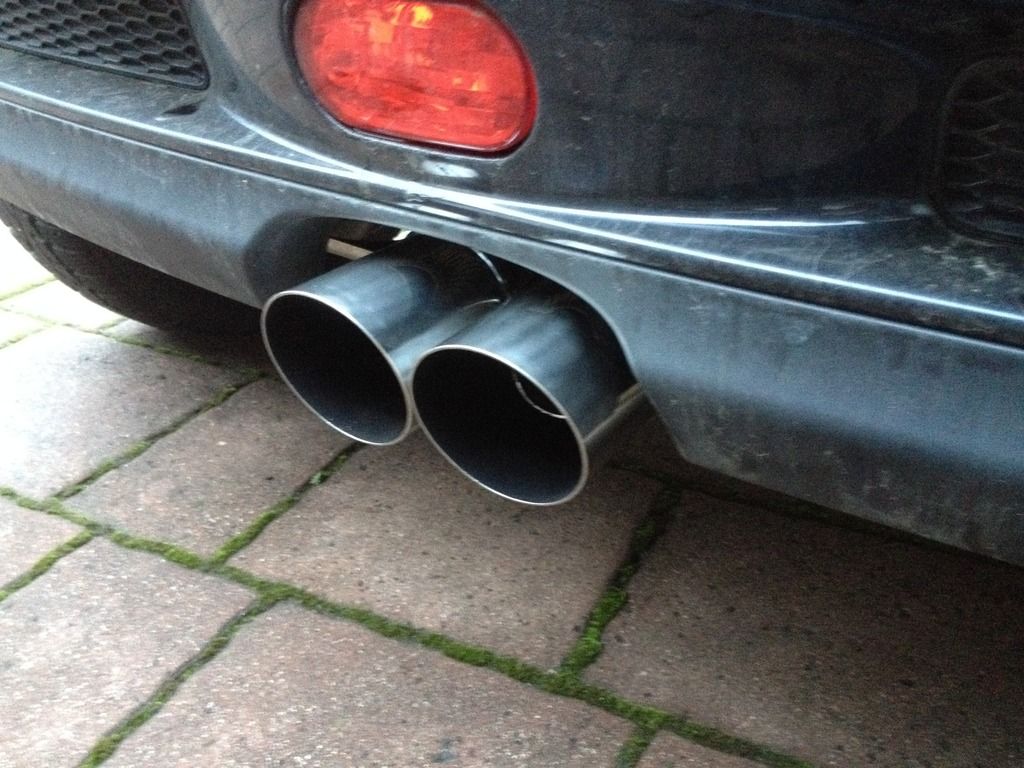 Beer can exhaust tip removal