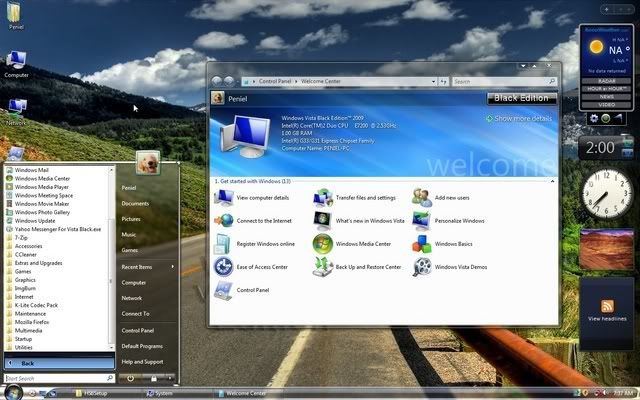 Windows Vista Ultimate Genuine Keychains