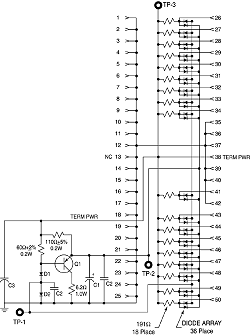 FPT SCSI terminator schematic