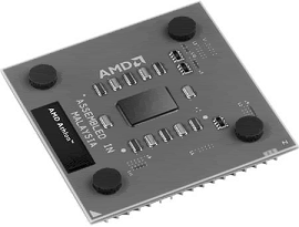 AMD Athlon processor for Slot A (cartridge form factor).