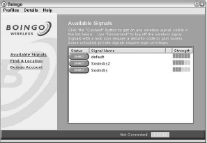 Boingo Wireless’s client software