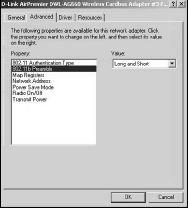 changing the Preamble mode