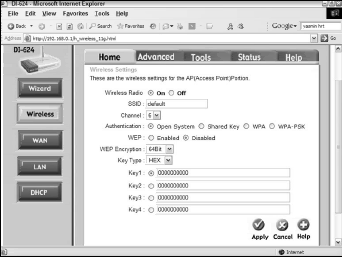 The default AP configuration.