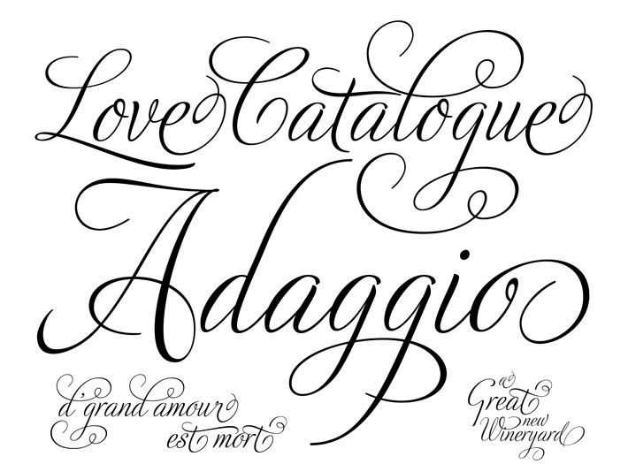 It's All In The Details Wedding Fonts