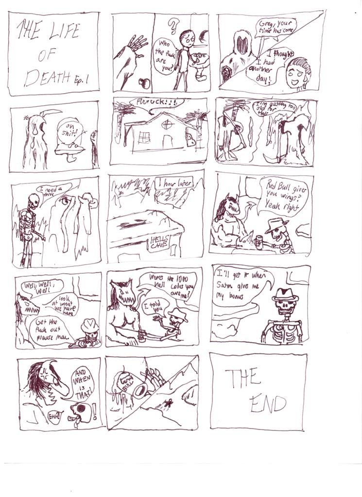 The Life of Death Comic Drawing (Mature Audiences Only) - Funny Games - Free