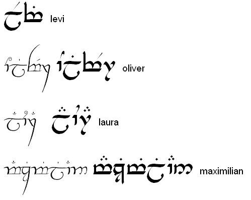ALL Elvish tattoo requests here Lord of the Rings Fanatics Forum Page 4