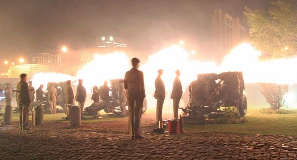 The SA Army Band perfoming during the Cape Town Military Tattoo 2009.