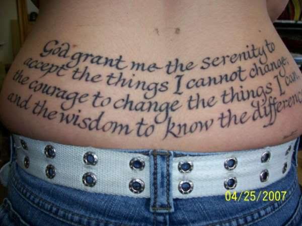 <SERENITY PRAYER on CheckOutMyInk.com CheckOutMyInk. This is my next tattoo.
