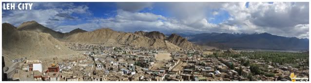 Leh,Ladakh,Leh City,Leh City Panorama,Panorama,India,Nubra