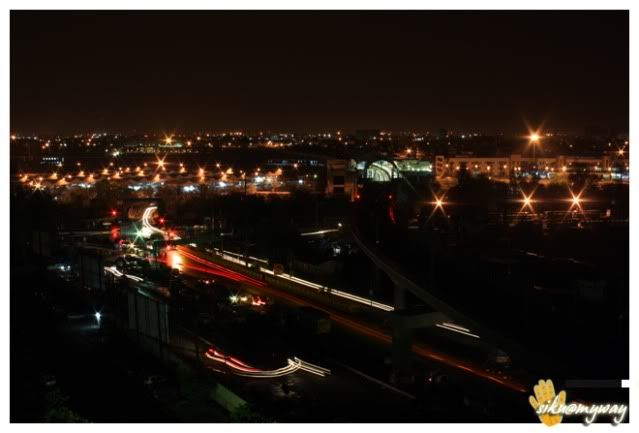 Delhi,New Delhi,New Delhi city scape,Night city scape,India,light trails,anand vihar,ISBT