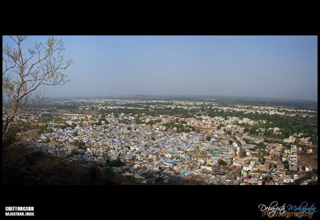 Chittorgarh,Rajasthan,Panorama,Aerial View,City Aerial View,India