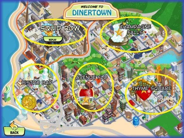 The game is divided into five districts - Squid Row, Bistro Bay ...