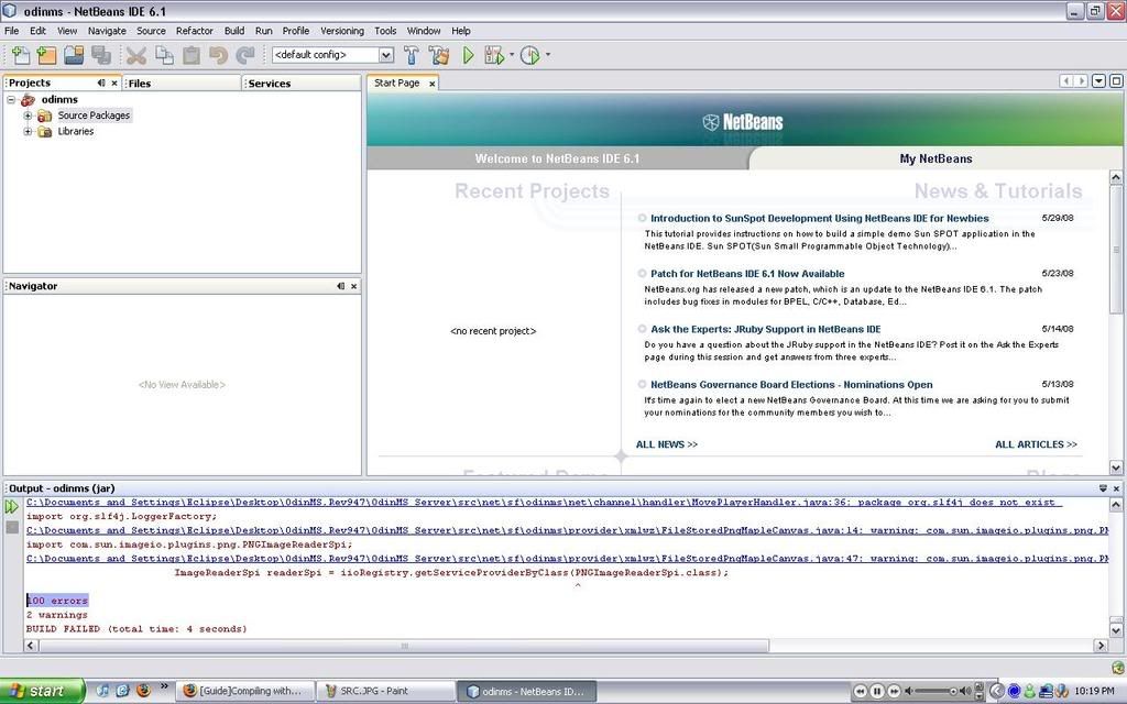 Innovative - [Tools] Compiling with NetBeans [Odin] - RaGEZONE Forums