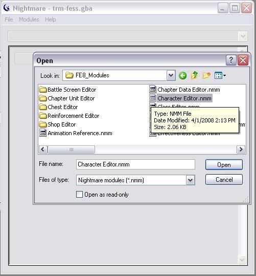 Fire emblem nightmare editor