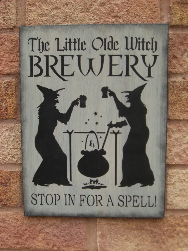Little Olde Witch Brewery Sign Pictures, Images and Photos