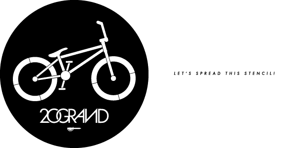 BMX path Stencil