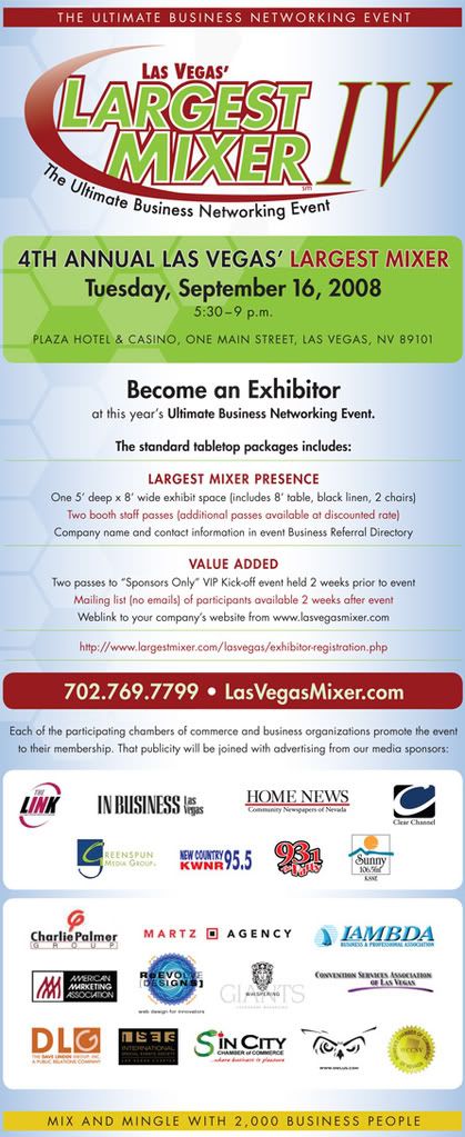 LV largest mixer become an exhibitor