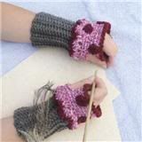 452 Cupcake Fingerless Gloves for Toddlers, Children, and Adults Crochet Pattern
