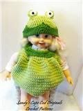 456 Toddler Frog Prince Costume Crochet Pattern