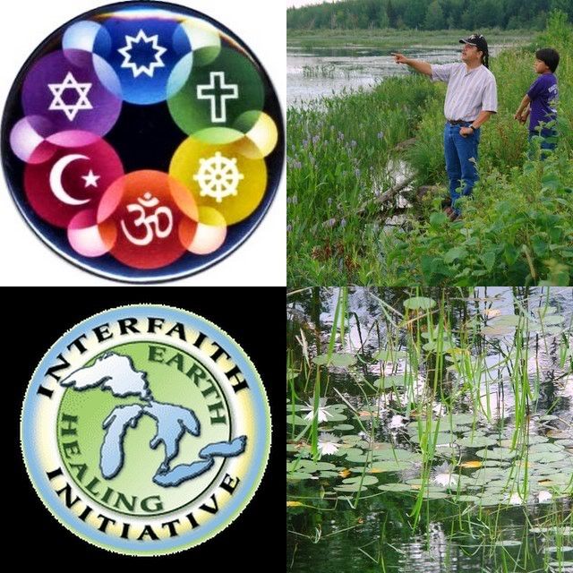 Interfaith groups and Natives Americans are teaming with the earth healing Initiative to promote Earth day projects in numerous cities across eight states in the Great aLakes basin.