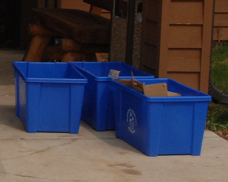 blue bins