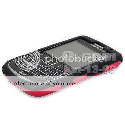 HARD CASE BACK COVER FOR BLACKBERRY BOLD 9700 RED  