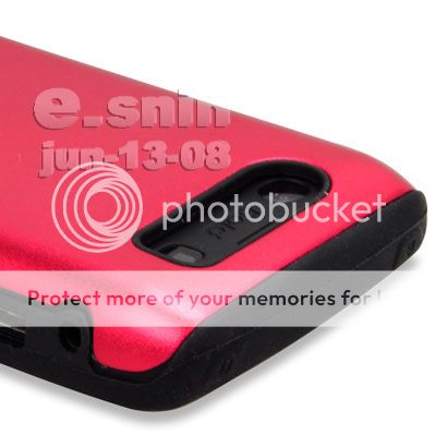 HARD CASE BACK COVER FOR BLACKBERRY BOLD 9700 RED  