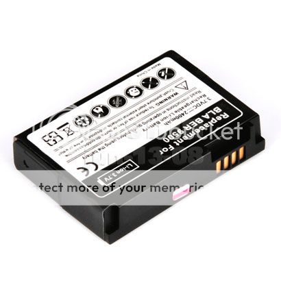 battery back cover door 2400mah battery for blackberry storm 9500