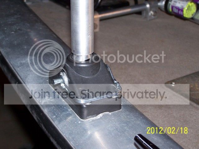 Custom rod rack for boat