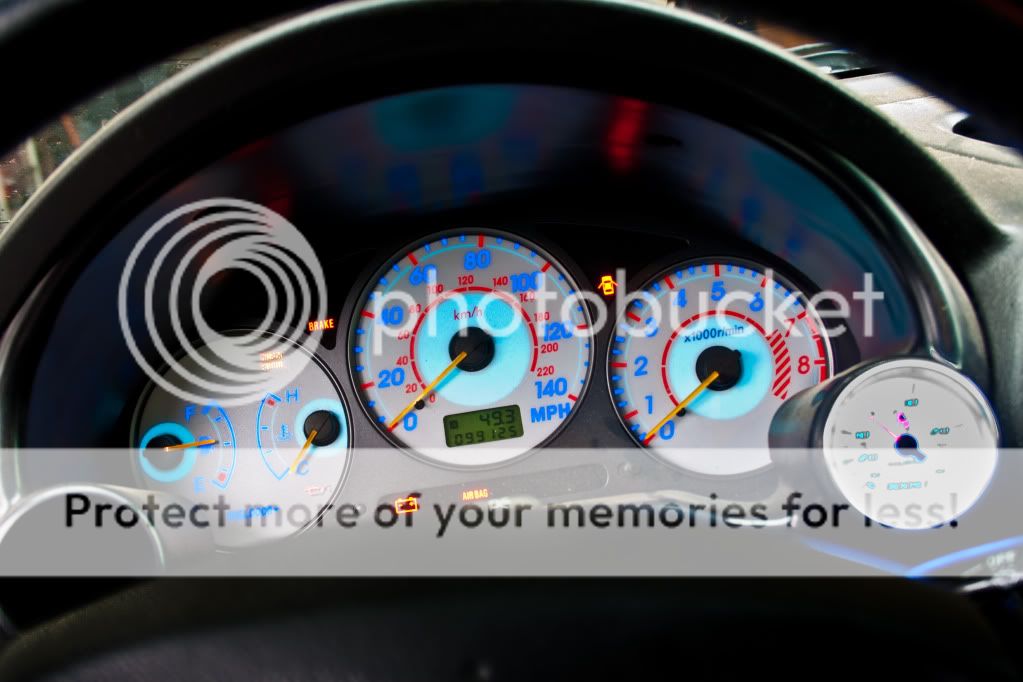 2002 wrx gauge cluster with indeglow gauges NASIOC